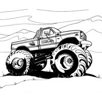 Desenhos para colorir de Monster Truck