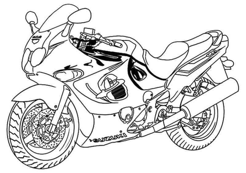 Imprimir desenho Motos