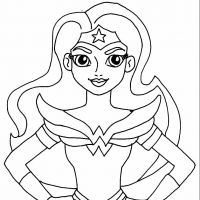 Desenhos para colorir de Mulher Maravilha