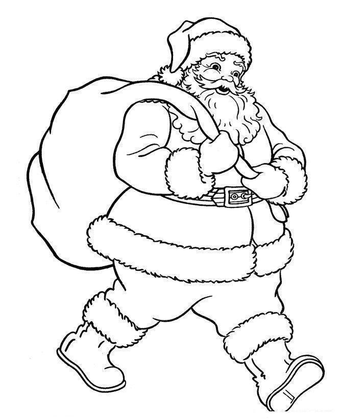 Imprimir desenho Papai Noel