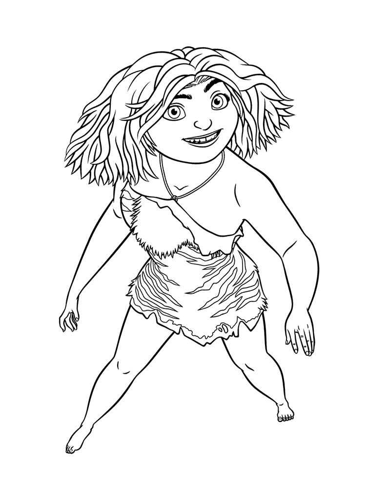 Imprimir desenho Os Croods