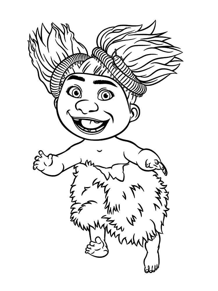 Imprimir desenho Os Croods