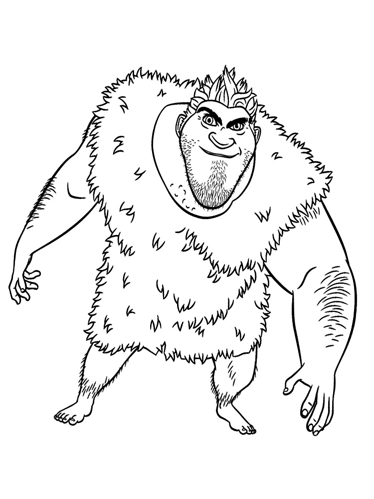 Imprimir desenho Os Croods