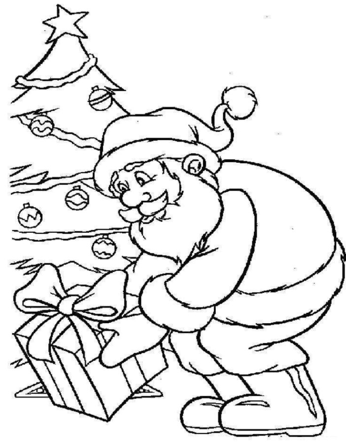 Imprimir desenho Papai Noel