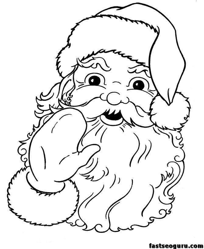 Imprimir desenho Papai Noel