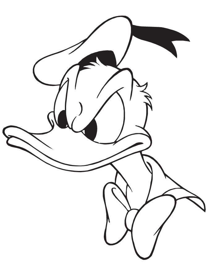 Imprimir desenho Pato Donald