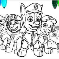 Desenhos para colorir de Patrulha Canina