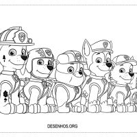 Desenhos para colorir de Patrulha Canina