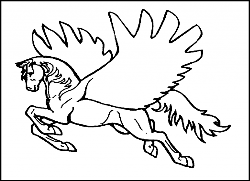 Imprimir desenho Pegasus
