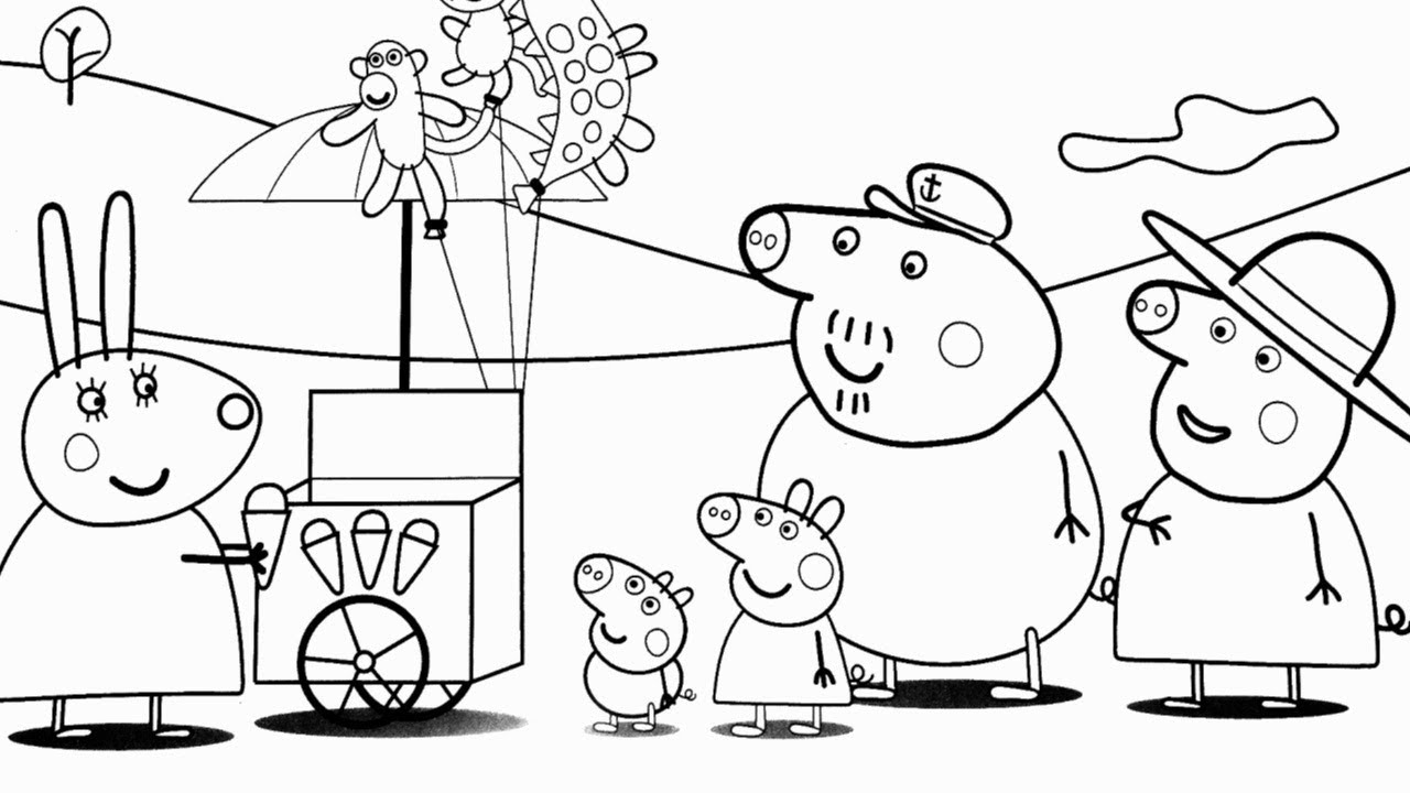 Desenhos para Colorir e Imprimir da Peppa Pig 