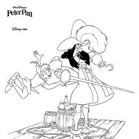 Desenhos para colorir de Peter Pan