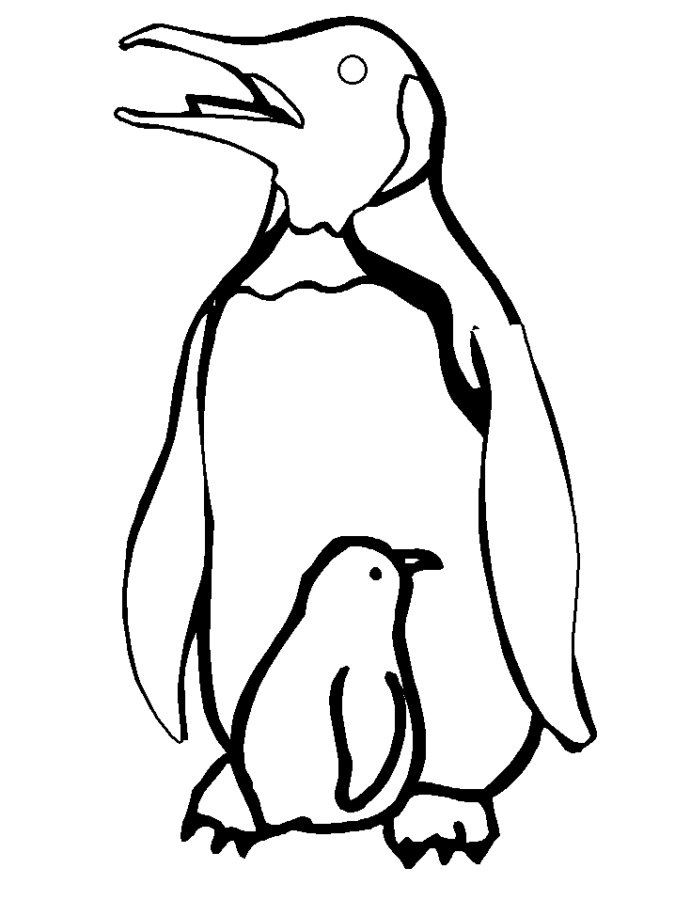 Imprimir desenho Pinguins