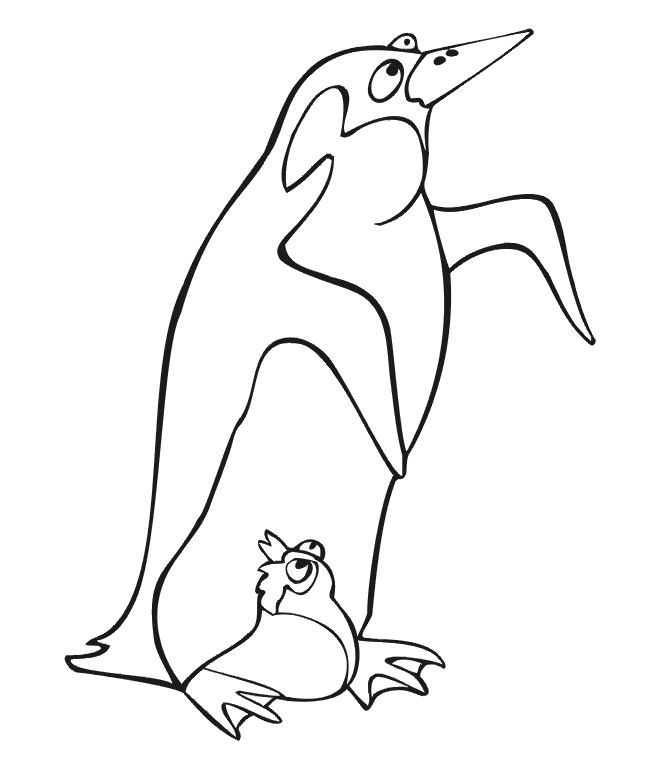 Imprimir desenho Pinguins