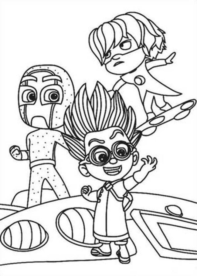Imprimir desenho PJ Maks