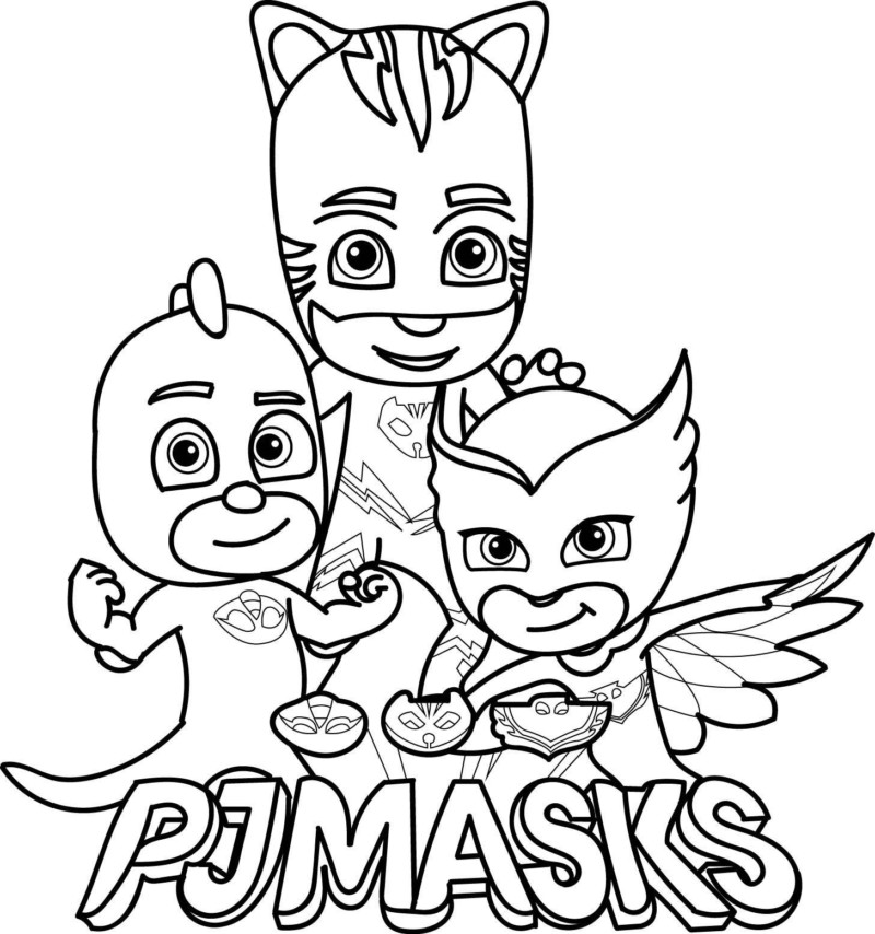 Imprimir desenho PJ Maks