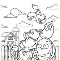 Desenhos para colorir de Plantas vs Zombies