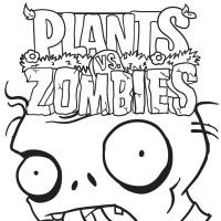 Desenhos para colorir de Plantas vs Zombies