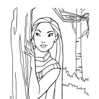 Desenhos para colorir de Pocahontas