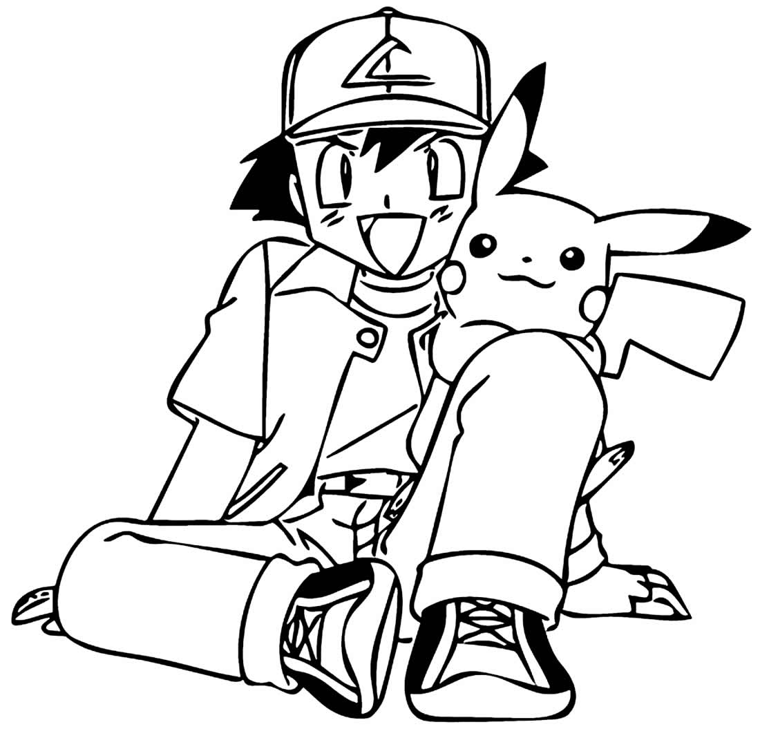 Desenho do Pikachu – Desenhos para Colorir