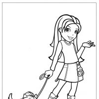 Desenhos para colorir de Polly Pocket