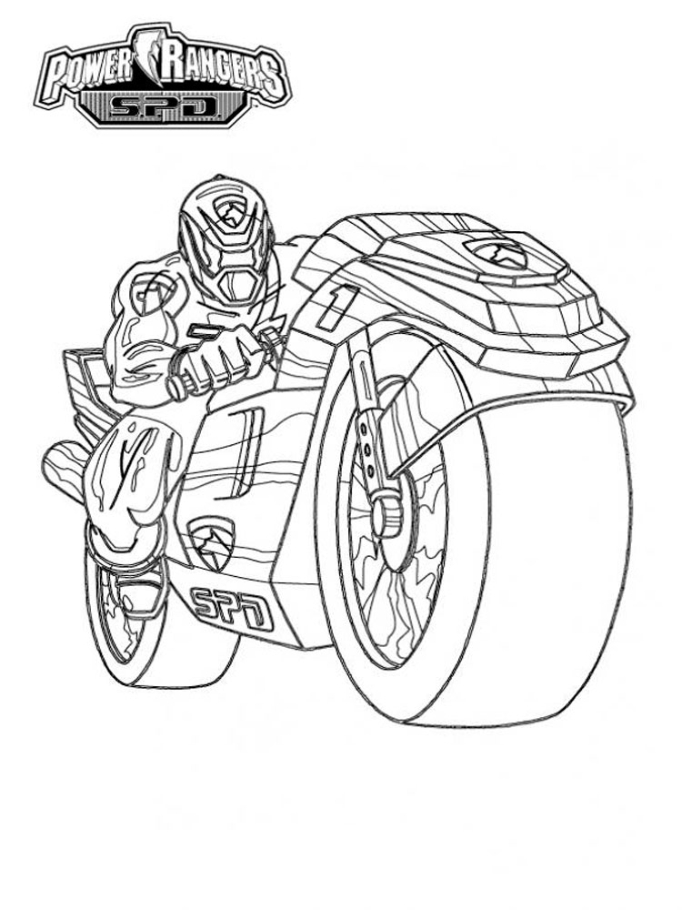 Imprimir desenho Power Rangers