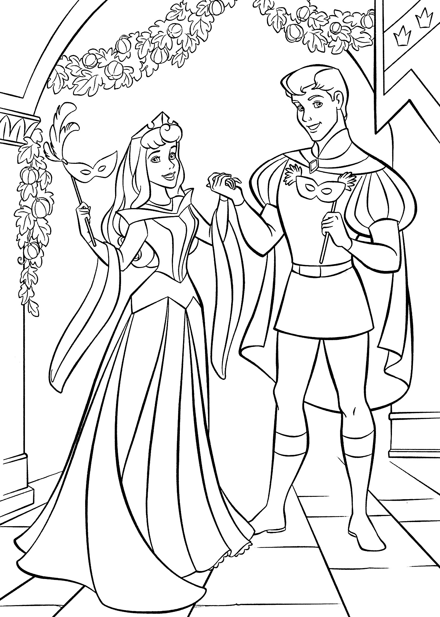 Imprimir desenho Princesas