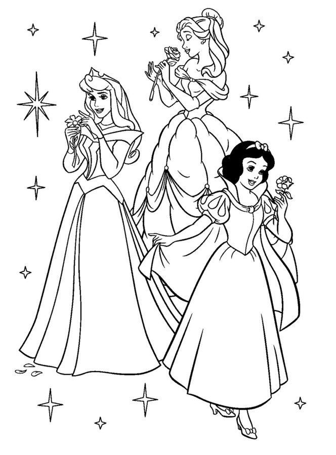 Imprimir desenho Princesas