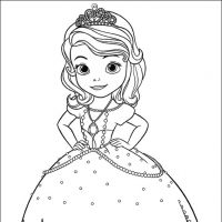 Desenhos para colorir de Princesinha Sofia