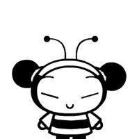 Desenhos para colorir de Pucca e Garu