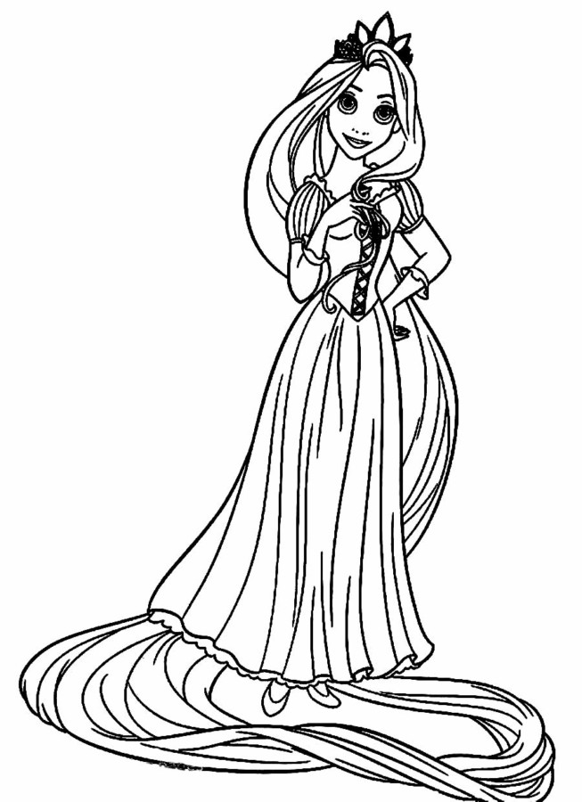 Imprimir desenho Rapunzel