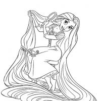 Desenhos para colorir de Rapunzel