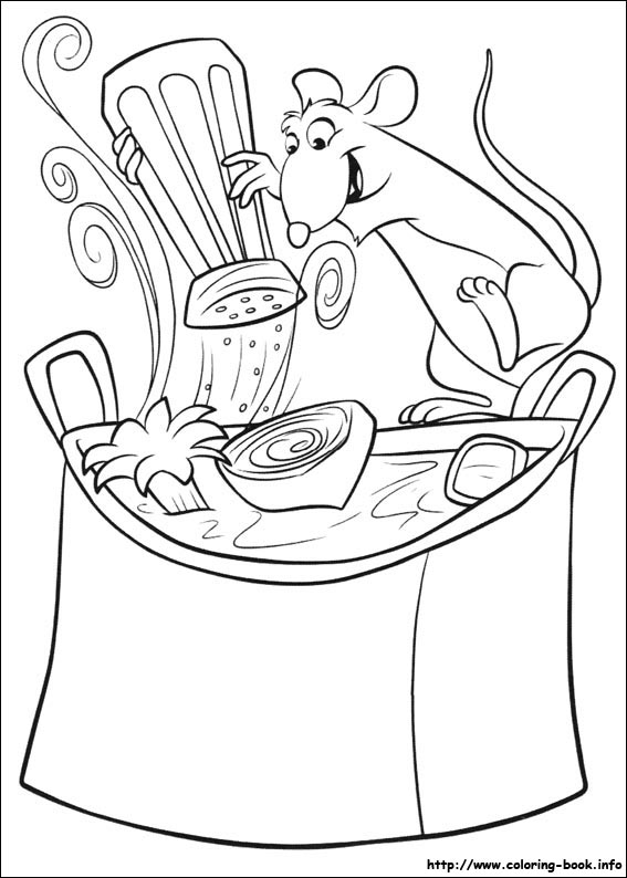 Imprimir desenho Ratatouille