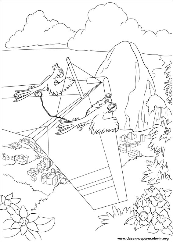 Imprimir desenho Rio - Filme