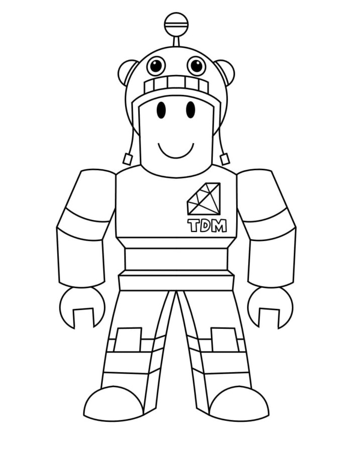 Imprimir desenho Roblox