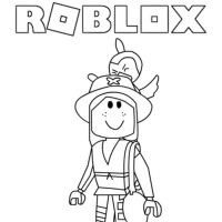 roblox para colorir 35 –  – Desenhos para Colorir