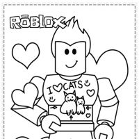 roblox para colorir 5 –  – Desenhos para Colorir