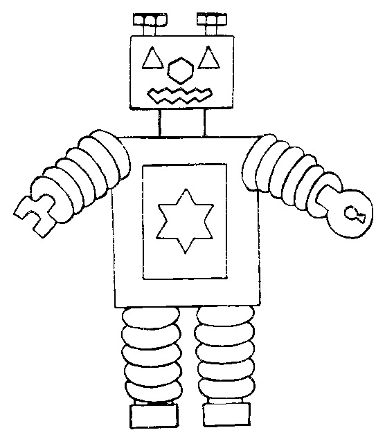 Imprimir desenho Robôs