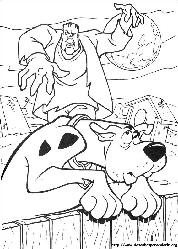 Imprimir desenho Scooby Doo