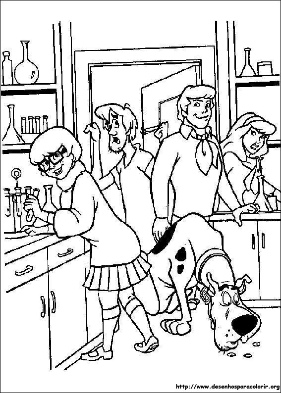 Imprimir desenho Scooby Doo