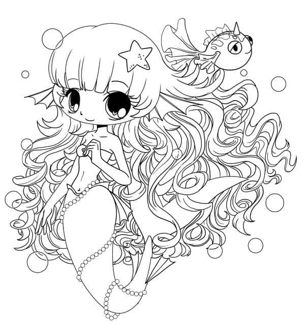 Imprimir desenho Sereia