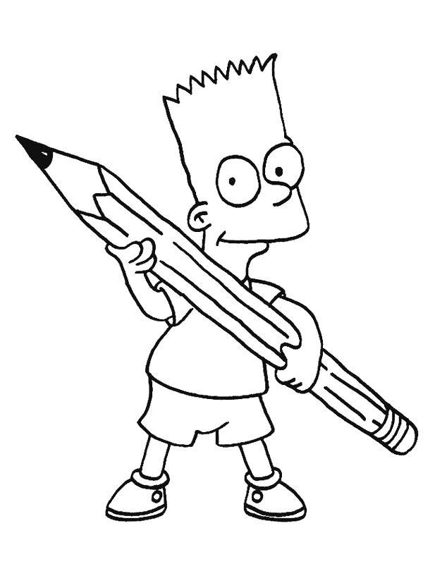 Imprimir desenho Simpsons