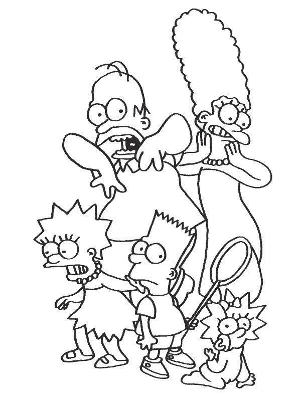 Imprimir desenho Simpsons