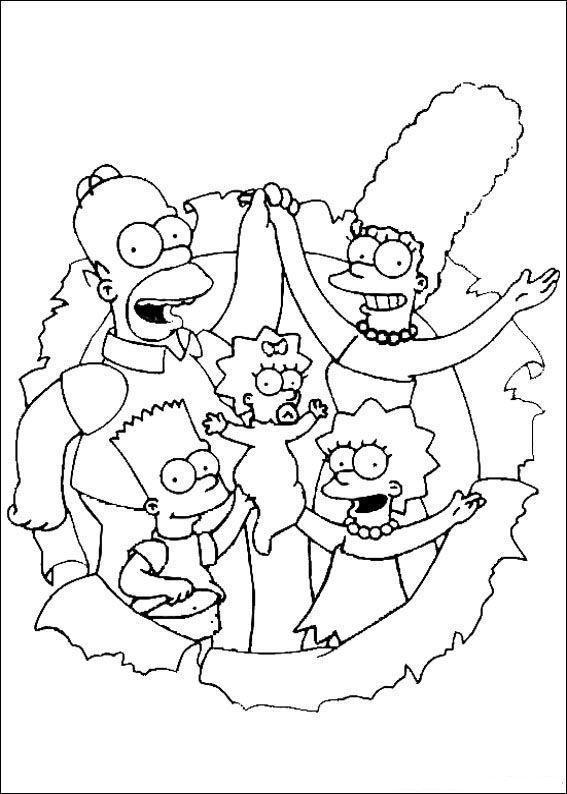 Imprimir desenho Simpsons