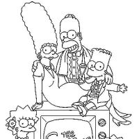 Desenhos para colorir de Simpsons