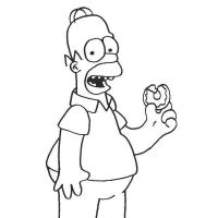 Desenhos para colorir de Simpsons