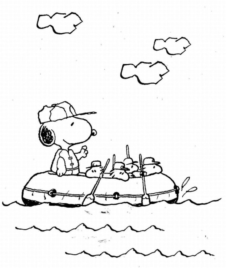 Imprimir desenho Snoopy