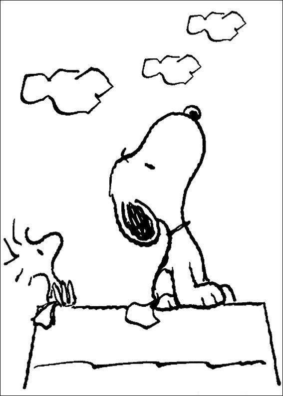 Imprimir desenho Snoopy