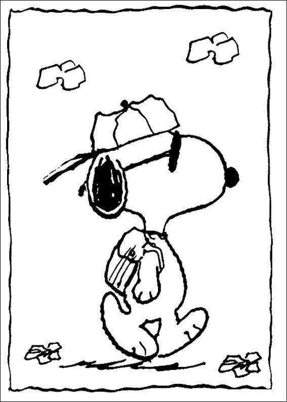 Imprimir desenho Snoopy