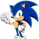 Desenho colorido Sonic