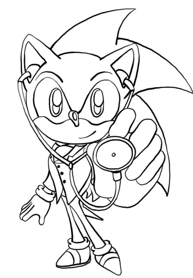 Desenhos de Sonic para Colorir, Pintar e Imprimir 